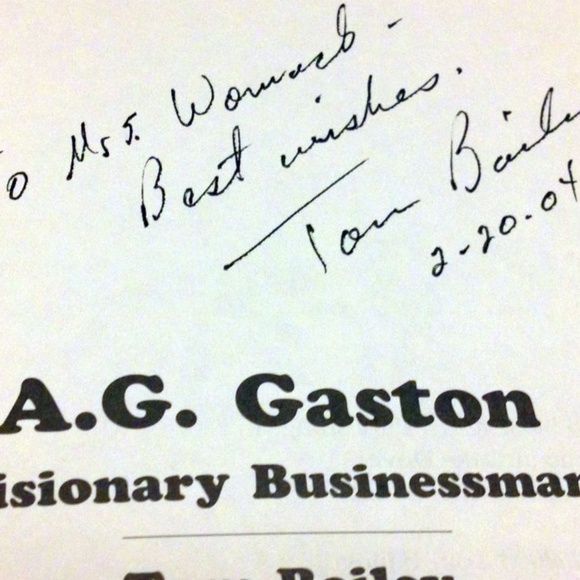 3 for $10 book sale! Alabama Business Bio - A. G. Gaston, Businessman - Picture 5 of 5